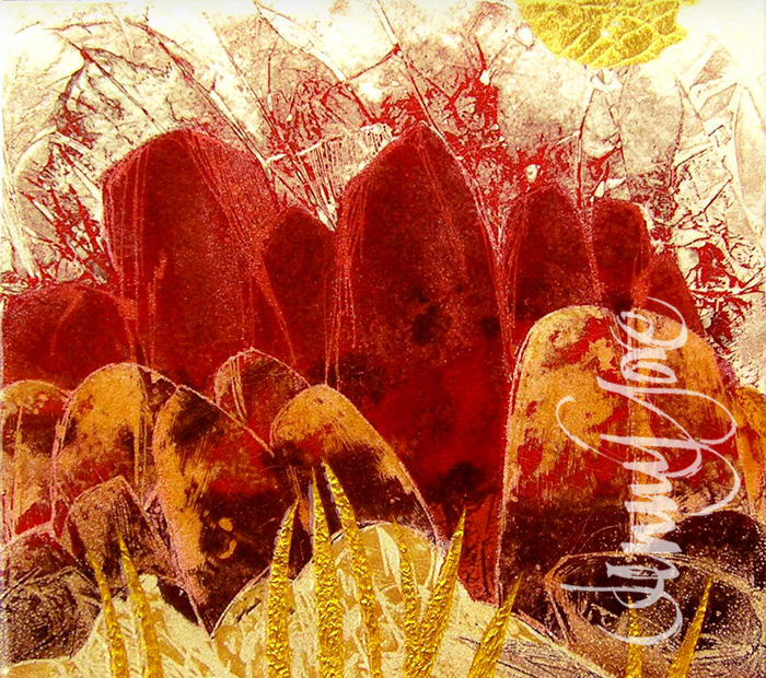 Jenny Gore Enamel - piece from Top End gallery